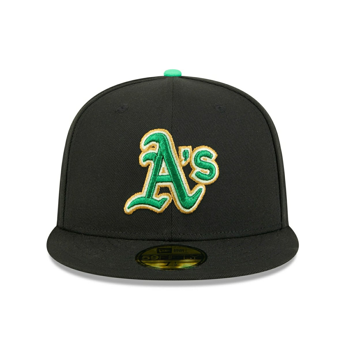 Athletics 2026 St. Patrick's Day MLB Authentic 59FIFTY Cap Black - Taass sale