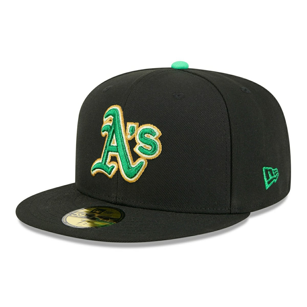 Athletics 2026 St. Patrick's Day MLB Authentic 59FIFTY Cap Black - Taass sale