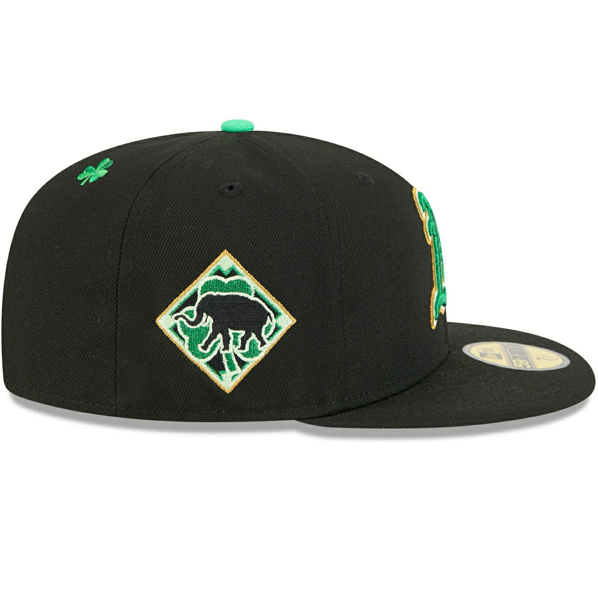 Athletics 2026 St. Patrick's Day MLB Authentic 59FIFTY Cap Black - Taass sale