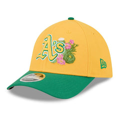 Athletics 2026 MLB Spring Training 39THIRTY M-Crown Flex Cap Yellow - Taass Online