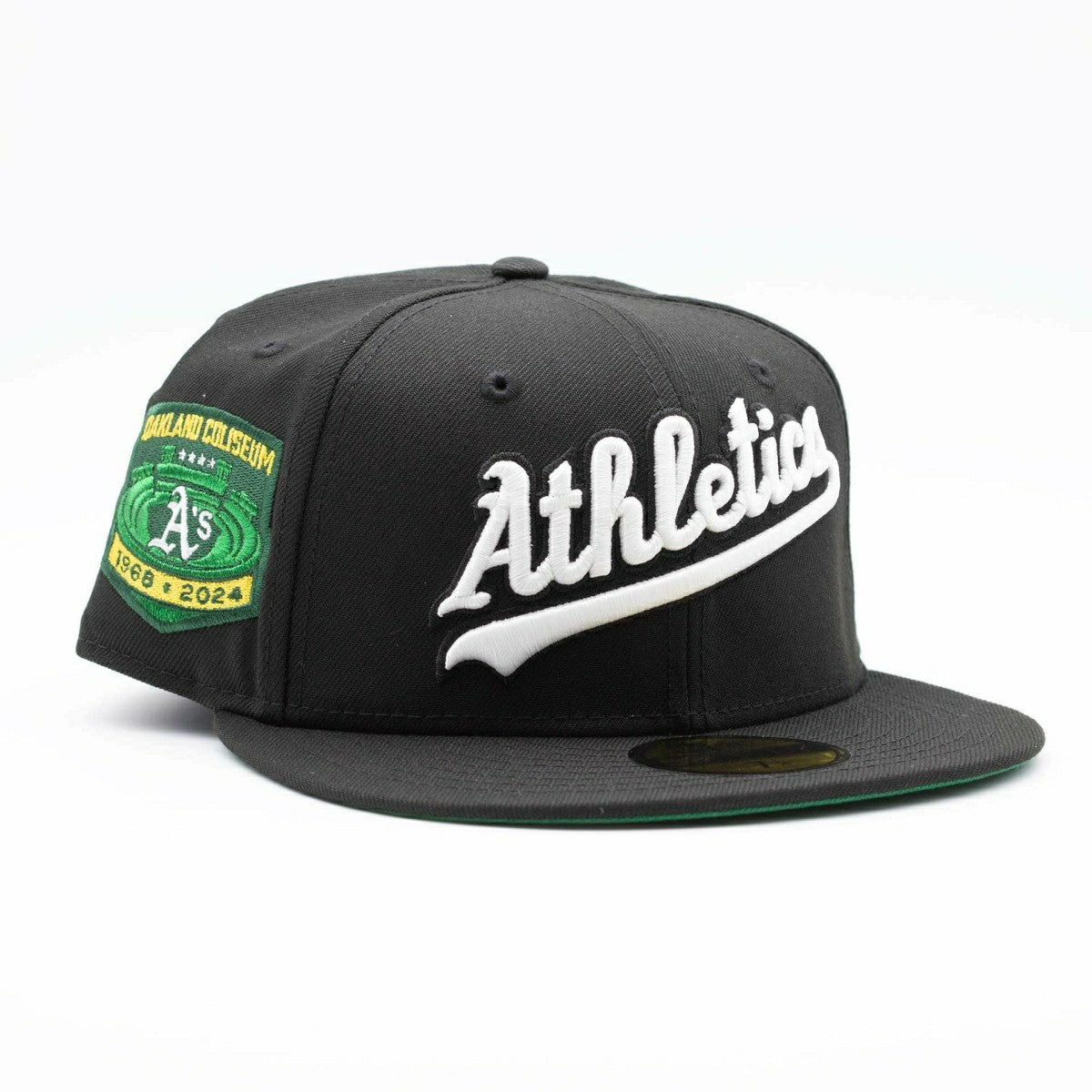 Athletics Oakland Coliseum 59FIFTY Fitted MLB Cap Black - Taass discount