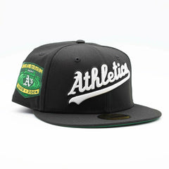 Athletics Oakland Coliseum 59FIFTY Fitted MLB Cap Black - Taass discount