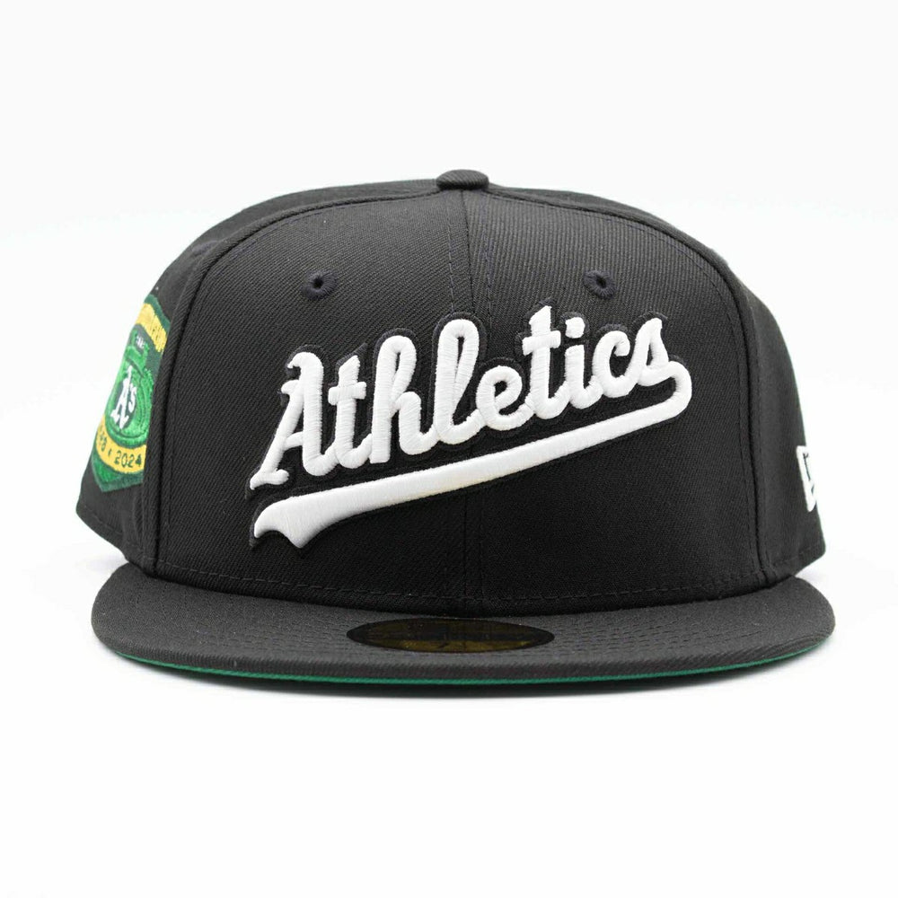 Athletics Oakland Coliseum 59FIFTY Fitted MLB Cap Black - Taass discount
