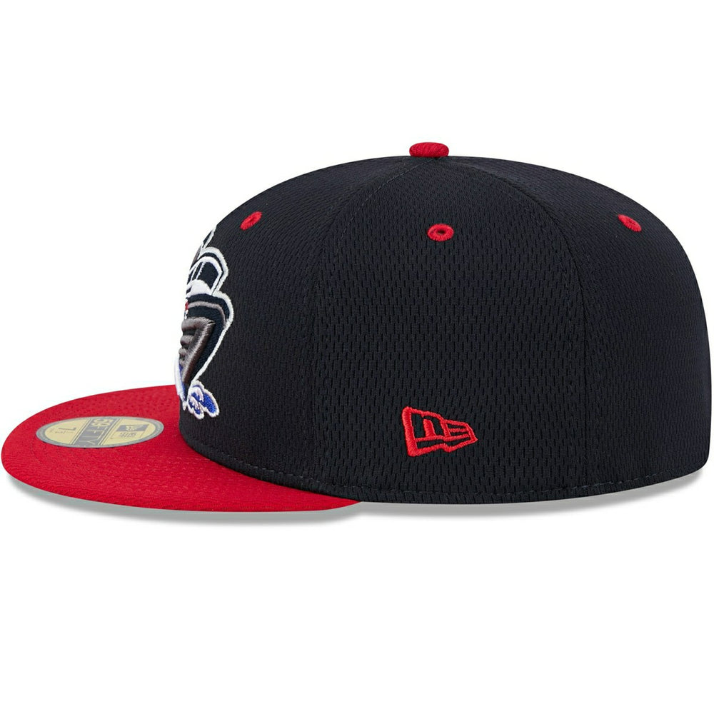Stockton Ports MiLB Batting Practice Authentic 59FIFTY Fitted Cap Navy - Taass sale