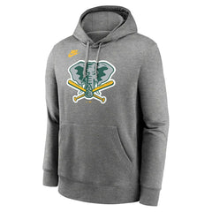 Oakland Athletics 1982 Cooperstown Club MLB Hoodie Gray - Taass Online