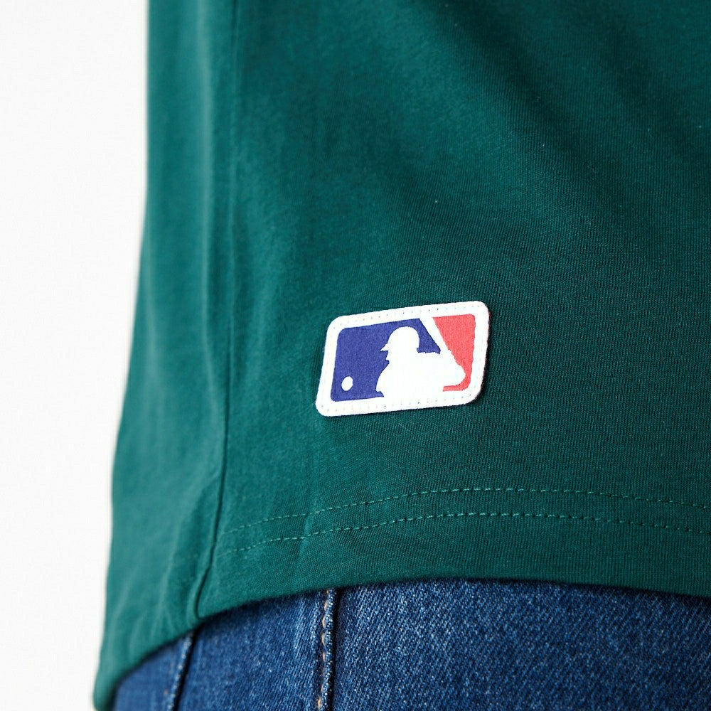 Oakland Athletics New Era Arch Wordmark MLB T-Shirt Green - Taass Online