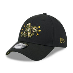Oakland Athletics 2024 MLB Armed Forces New Era 39THIRTY Flex Cap Black - Taass US