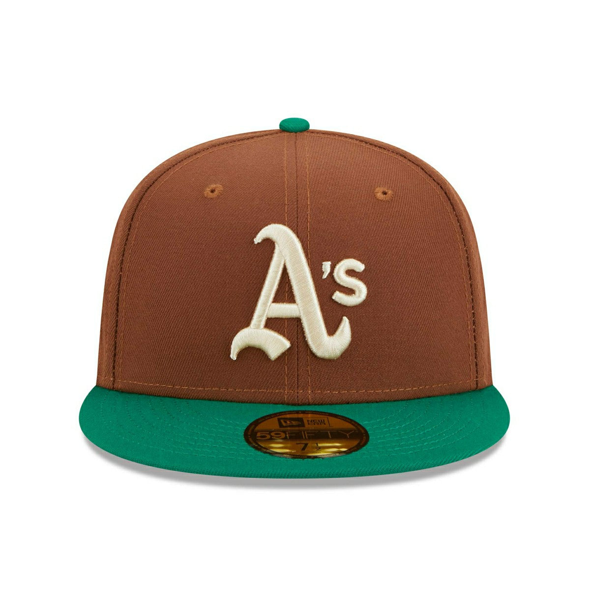 Oakland Athletics Harvest New Era 59FIFTY Fitted MLB Cap Brown - Taass Online