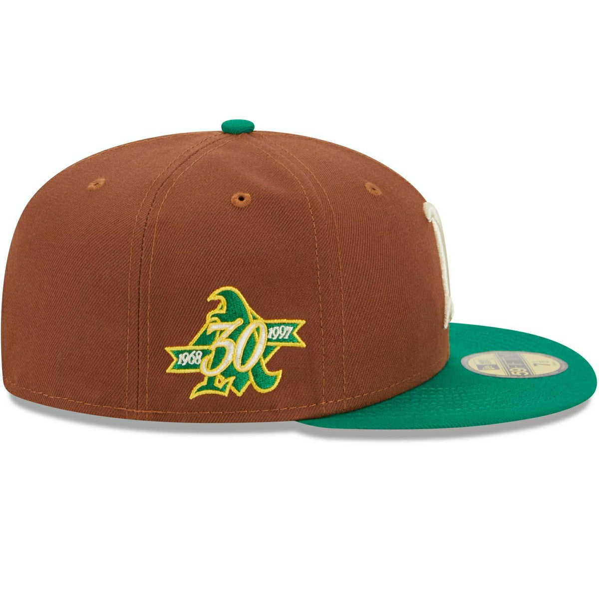 Oakland Athletics Harvest New Era 59FIFTY Fitted MLB Cap Brown - Taass Online