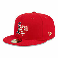 Oakland Athletics 2023 MLB Authentic 4th of July New Era 59FIFTY Fitted Cap - Taass on sale
