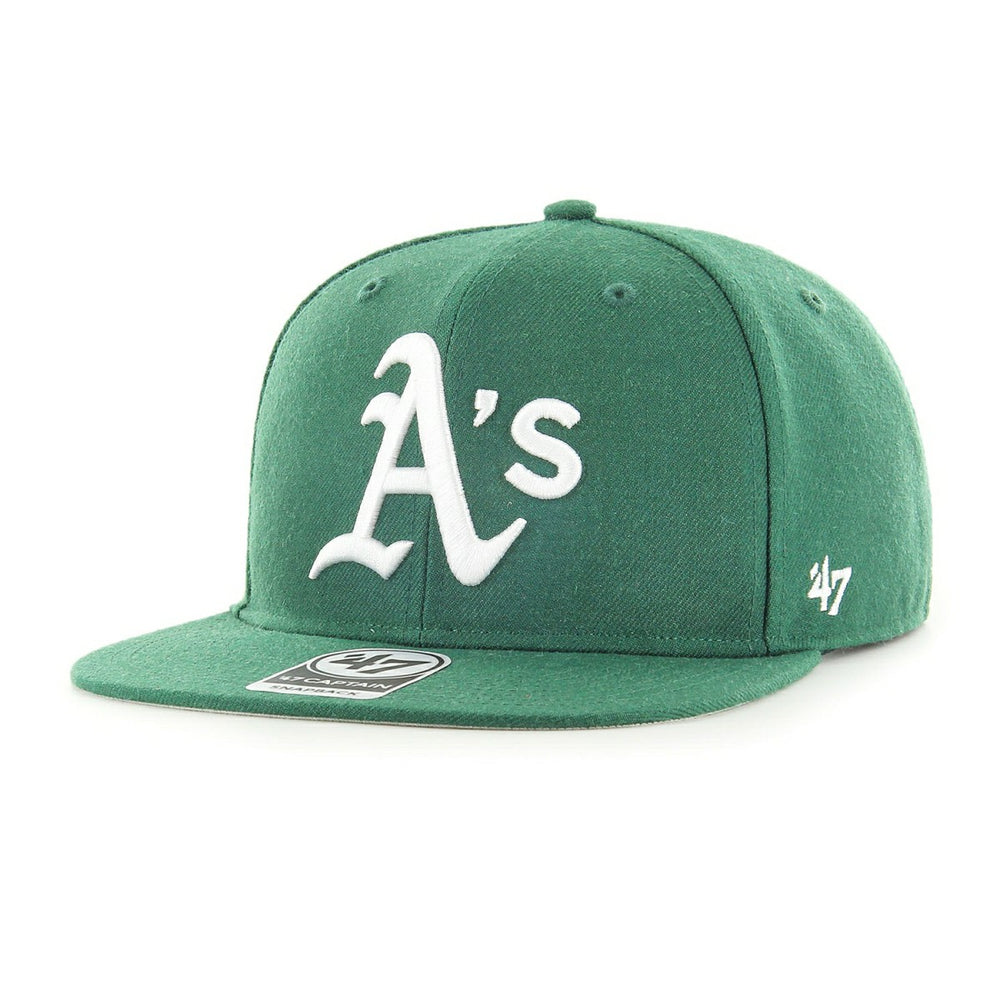 Athletics '47 Sure Shot Snapback MLB Cap Green - Taass sale