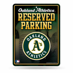 Oakland Athletics Reserved Parking MLB Metal Sign - Taass for sale