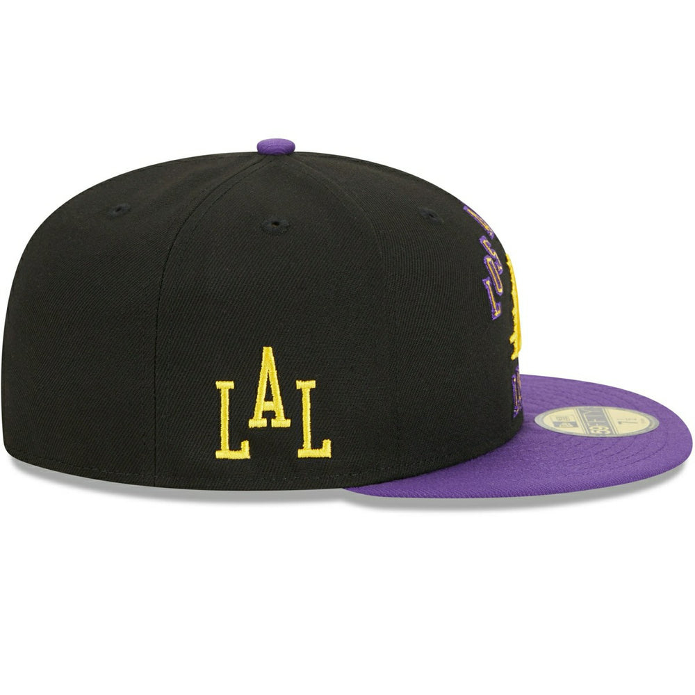 Los Angeles Lakers 2023 NBA City Edition New Era 59FIFTY Fitted Cap - Taass discount