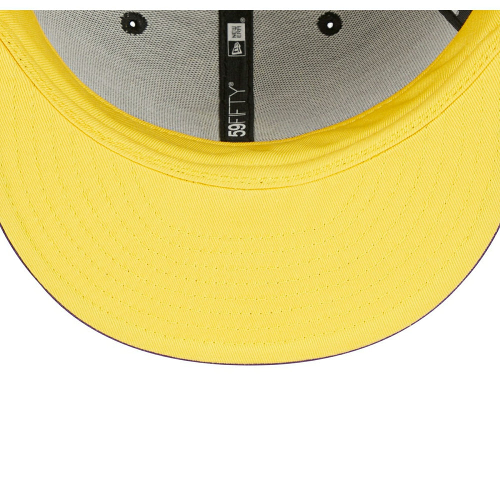 Los Angeles Lakers 2023 NBA City Edition New Era 59FIFTY Fitted Cap - Taass discount