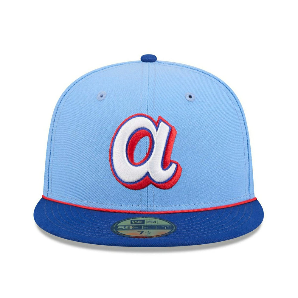 Atlanta Braves MLB Authentic City Connect 59FIFTY Fitted Cap Blue - Taass on sale