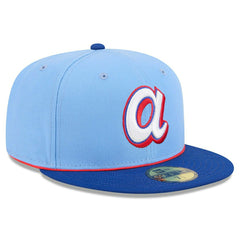 Atlanta Braves MLB Authentic City Connect 59FIFTY Fitted Cap Blue - Taass on sale