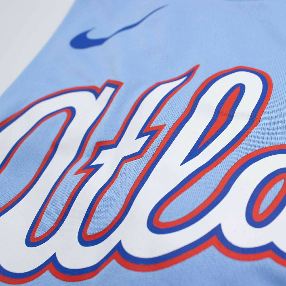 Atlanta Braves City Connect Legend MLB T-Shirt Blue - Taass Online