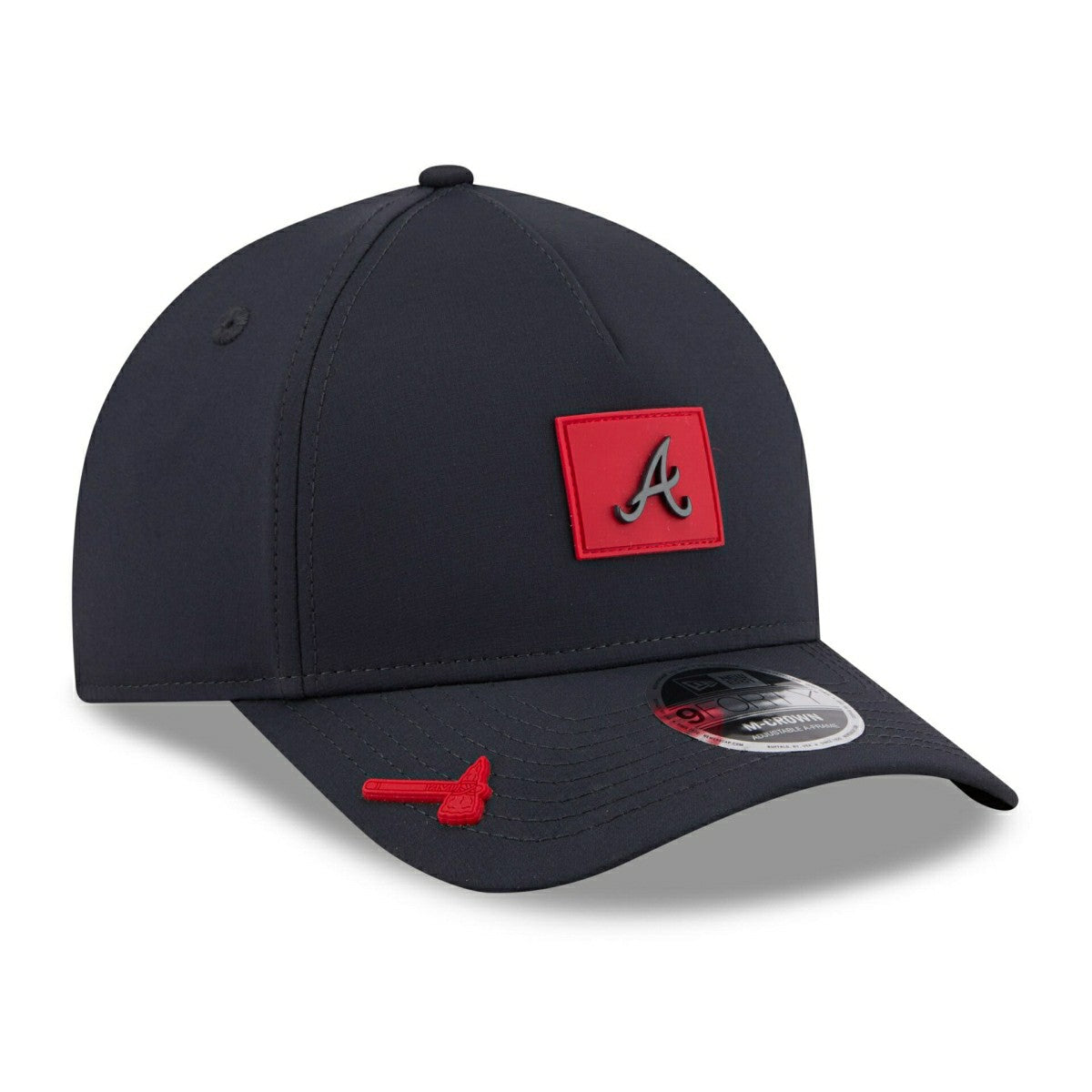 Atlanta Braves 2026 MLB Clubhouse 9FORTY M-Crown A-Frame Snapback Cap - Taass US