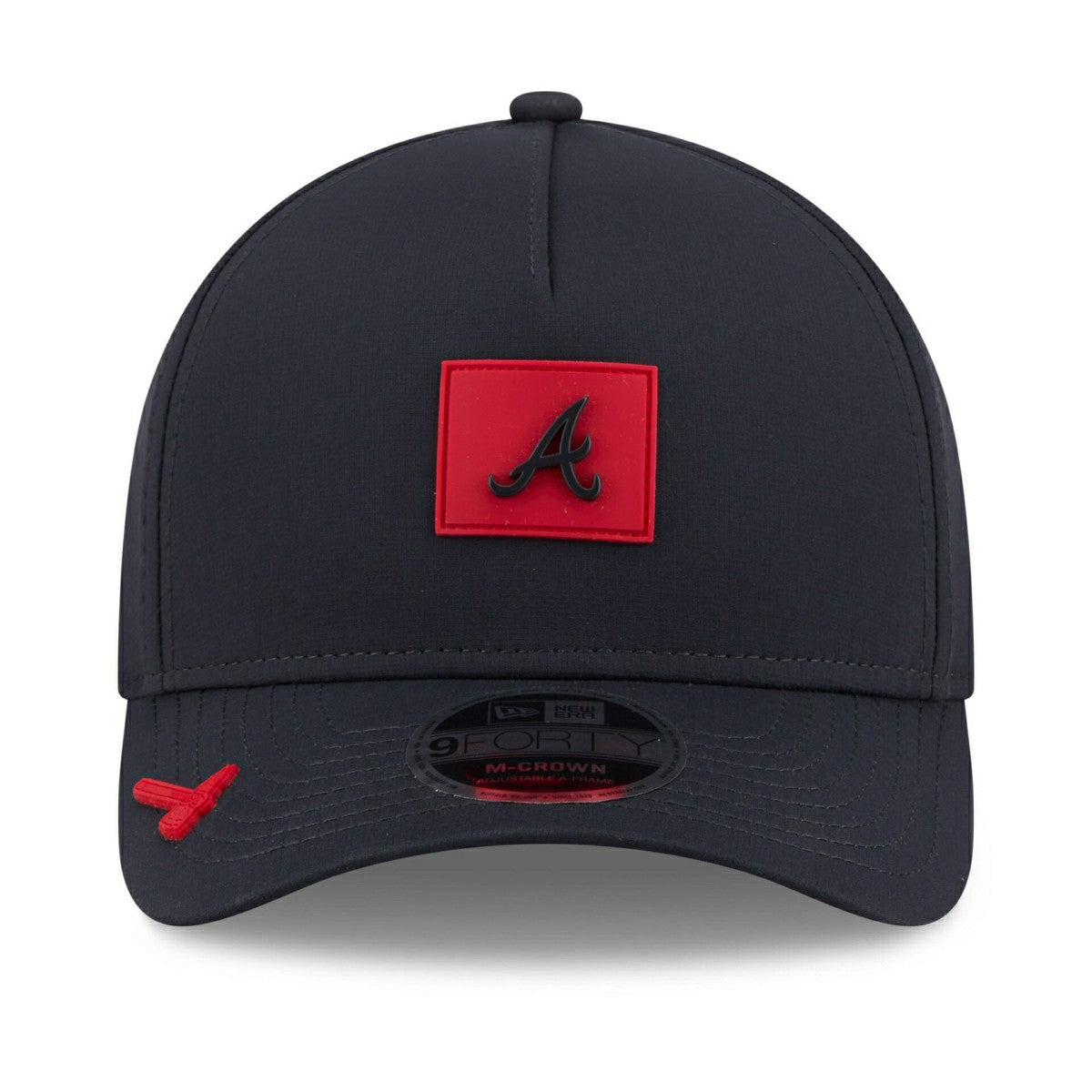 Atlanta Braves 2026 MLB Clubhouse 9FORTY M-Crown A-Frame Snapback Cap - Taass US