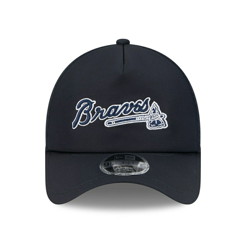 Atlanta Braves 2026 MLB Batting Practice 9FORTY APEX Trucker Cap Navy - Taass on sale