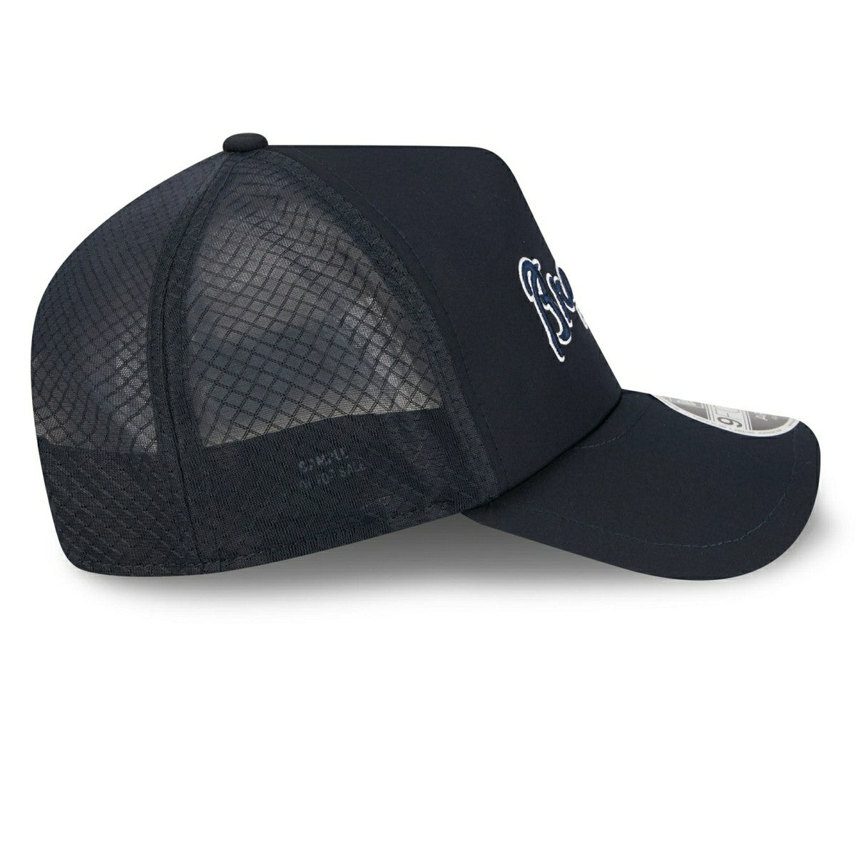 Atlanta Braves 2026 MLB Batting Practice 9FORTY APEX Trucker Cap Navy - Taass on sale