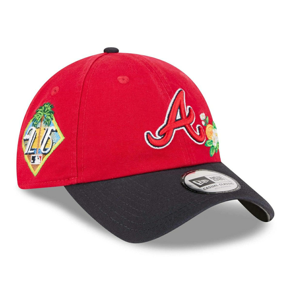 Atlanta Braves 2026 MLB Spring Training Casual Classic Adjustable Cap Red - Taass Online