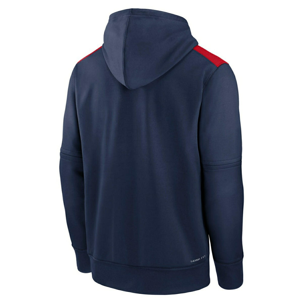 Atlanta Braves 2025 MLB Authentic Performance Therma Hoodie Navy - Taass discount