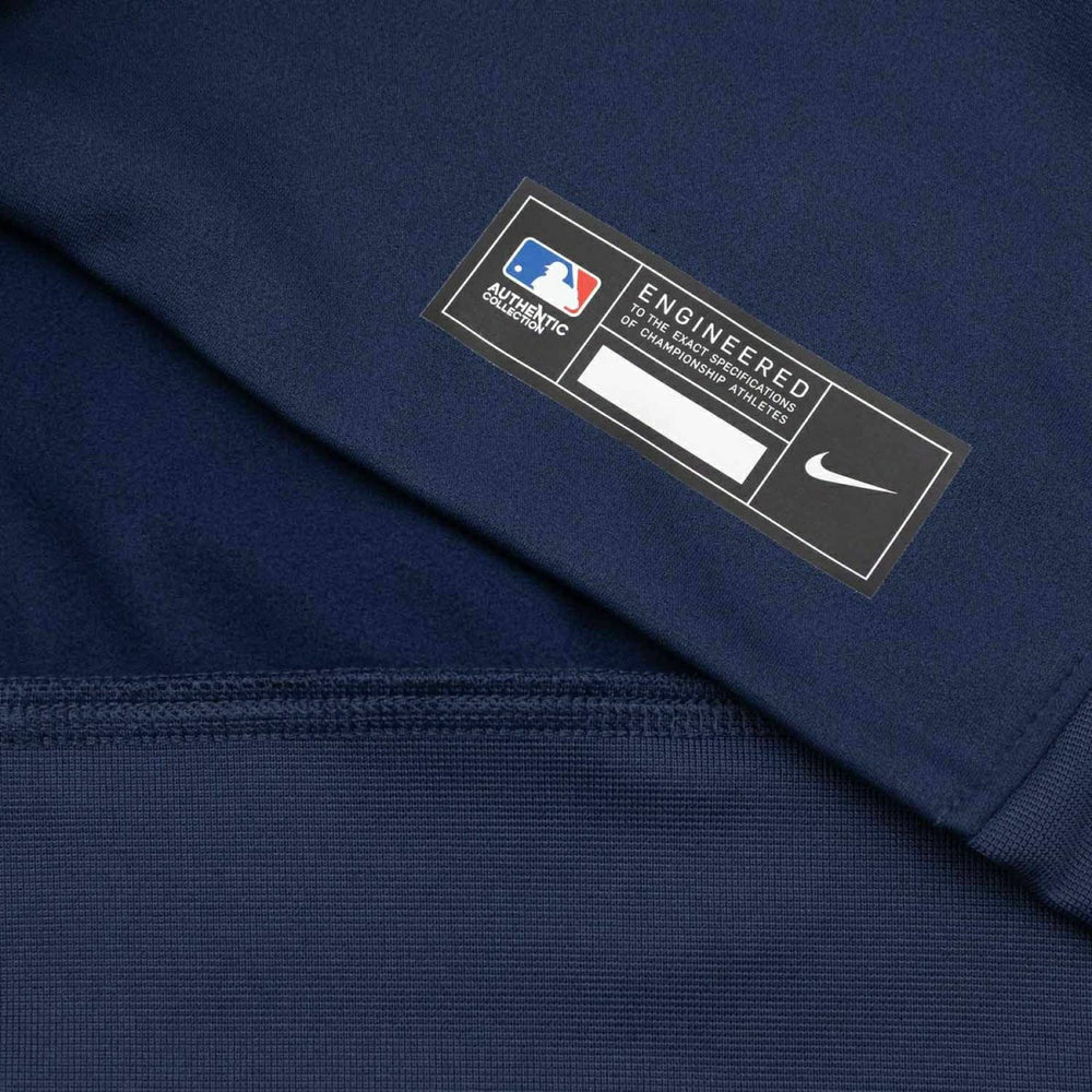 Atlanta Braves 2025 MLB Authentic Performance Therma Hoodie Navy - Taass discount
