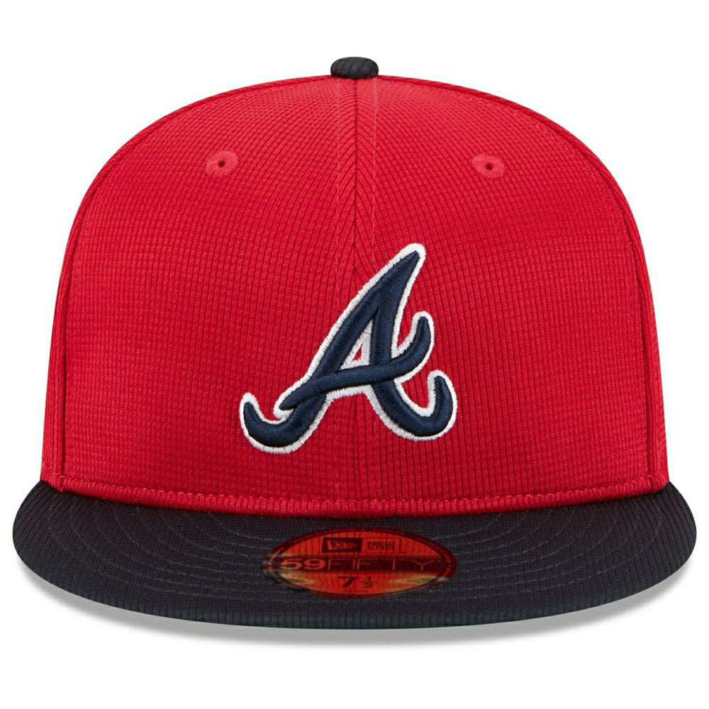 Atlanta Braves 2025 MLB Spring Training 59FIFTY Fitted Cap Red - Taass on sale