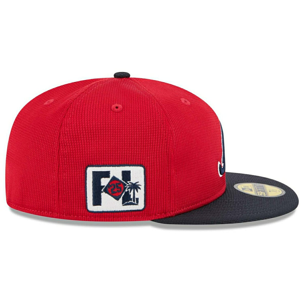 Atlanta Braves 2025 MLB Spring Training 59FIFTY Fitted Cap Red - Taass on sale