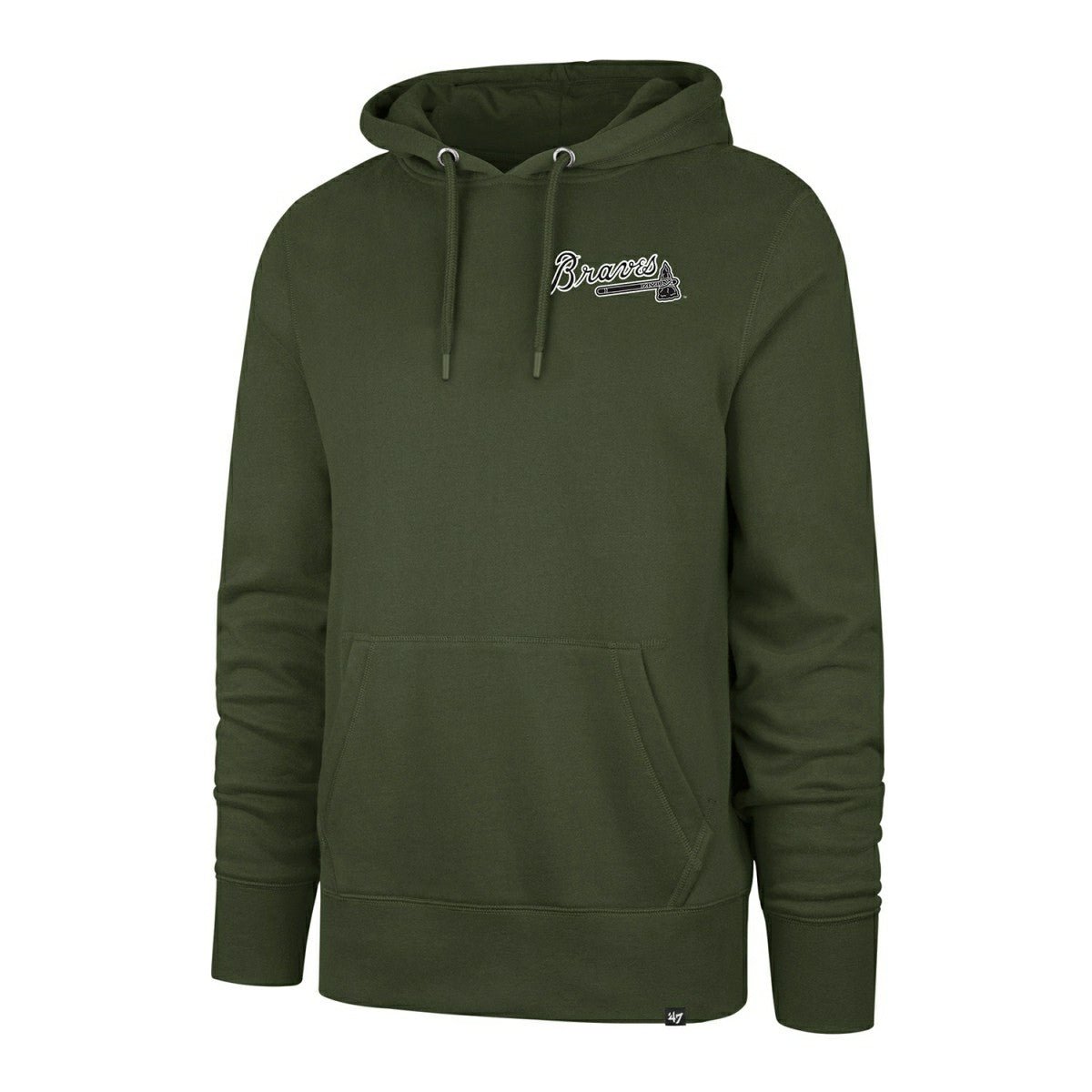 Atlanta Braves Backer '47 Burnside MLB Hoodie Sandalwood - Taass sale