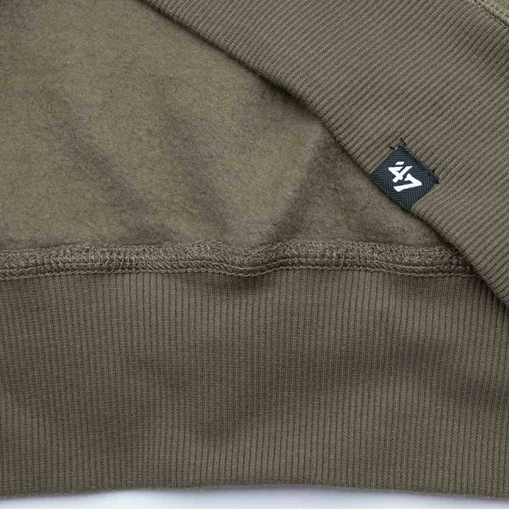 Atlanta Braves Backer '47 Burnside MLB Hoodie Sandalwood - Taass sale