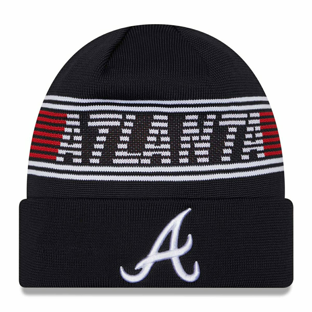 Atlanta Braves Authentic 2024 MLB Clubhouse New Era Beanie Knit - Taass for sale