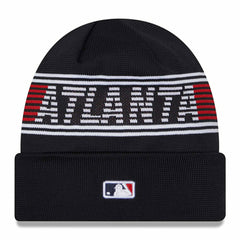 Atlanta Braves Authentic 2024 MLB Clubhouse New Era Beanie Knit - Taass for sale