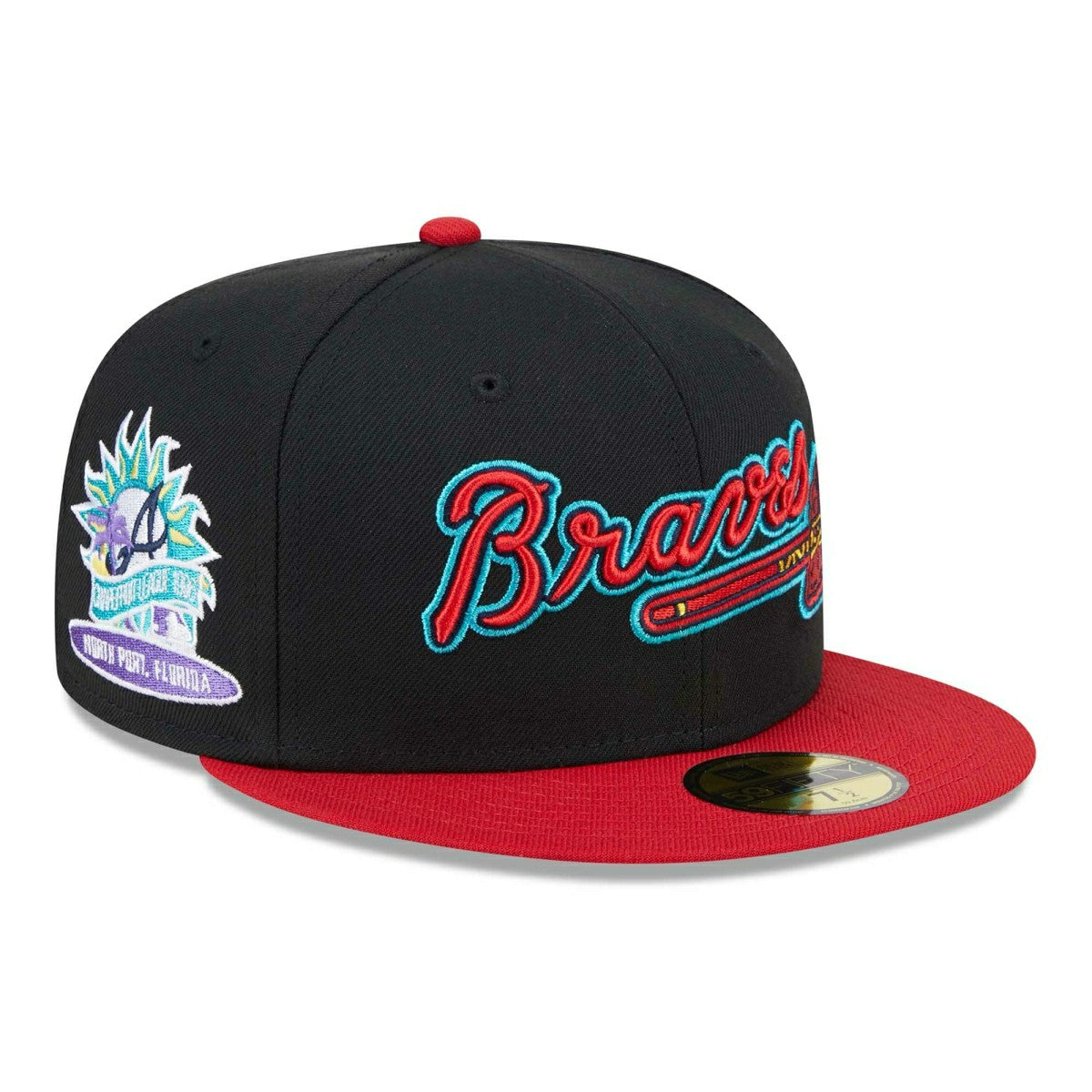 Atlanta Braves Retro 1996 Spring Training New Era 59FIFTY Fitted Cap Black - Taass outlet