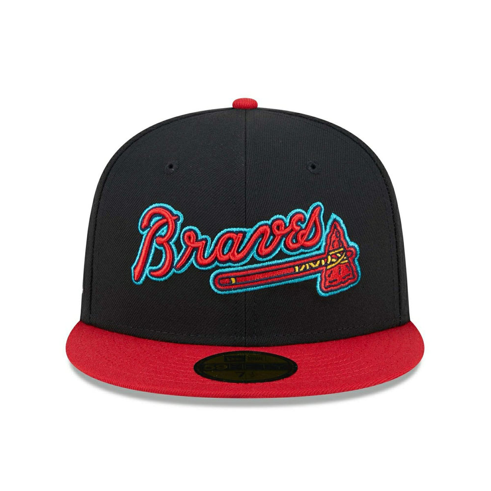 Atlanta Braves Retro 1996 Spring Training New Era 59FIFTY Fitted Cap Black - Taass outlet
