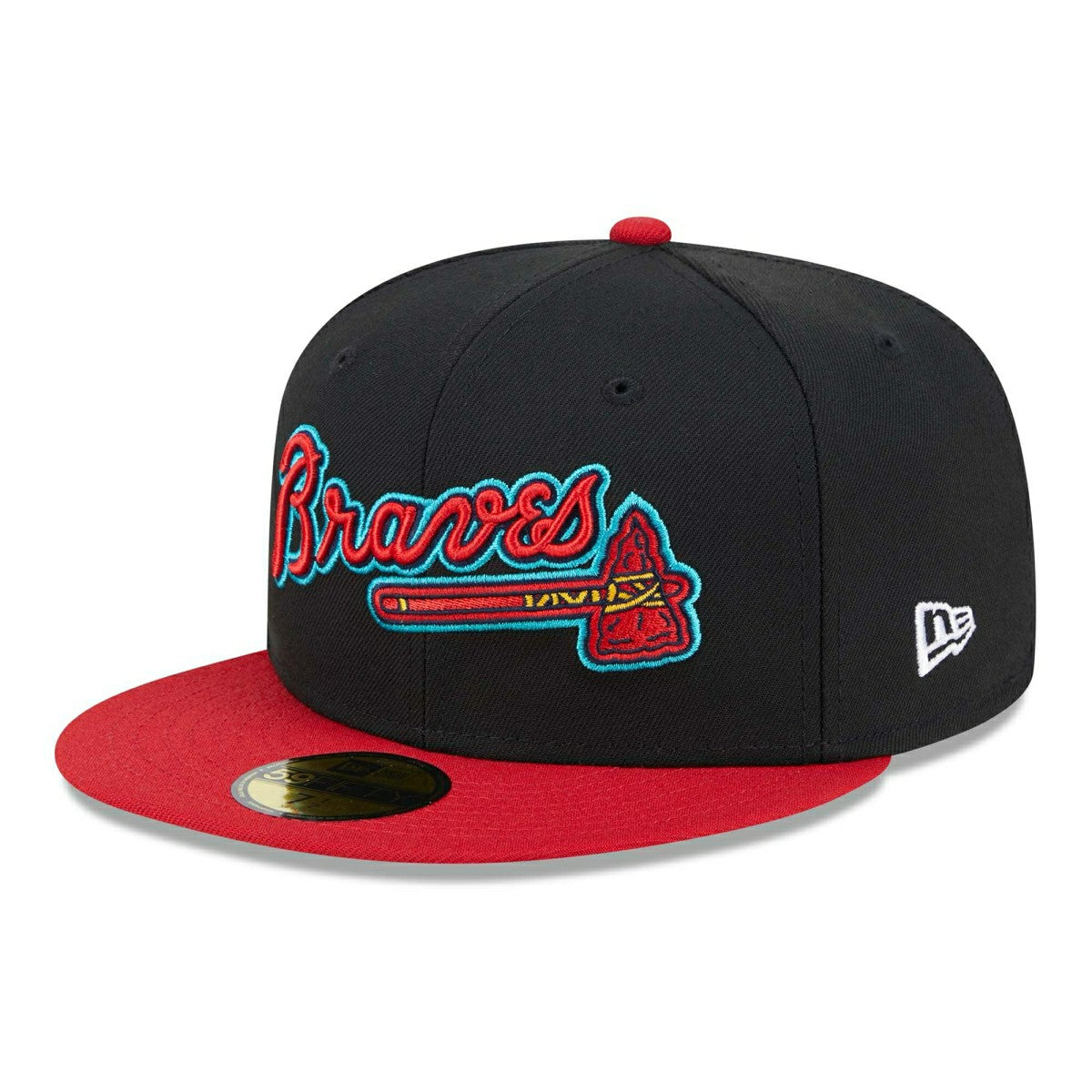 Atlanta Braves Retro 1996 Spring Training New Era 59FIFTY Fitted Cap Black - Taass outlet