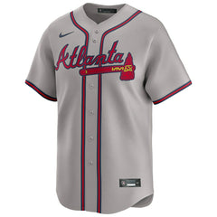 Atlanta Braves Nike Limited MLB Baseball Jersey Road Gray - Taass discount
