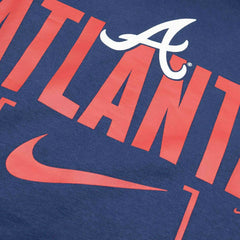 Atlanta Braves Nike Club Slack MLB Hoodie Navy - Taass Online