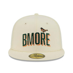 Baltimore Orioles MLB City Connect Fan Pack 59FIFTY Fitted Cap Natural - Taass on sale