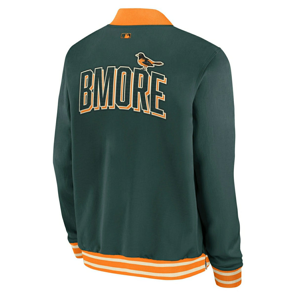 Baltimore Orioles City Connect 2026 MLB Authentic Dugout Bomber Jacket Red - Taass US