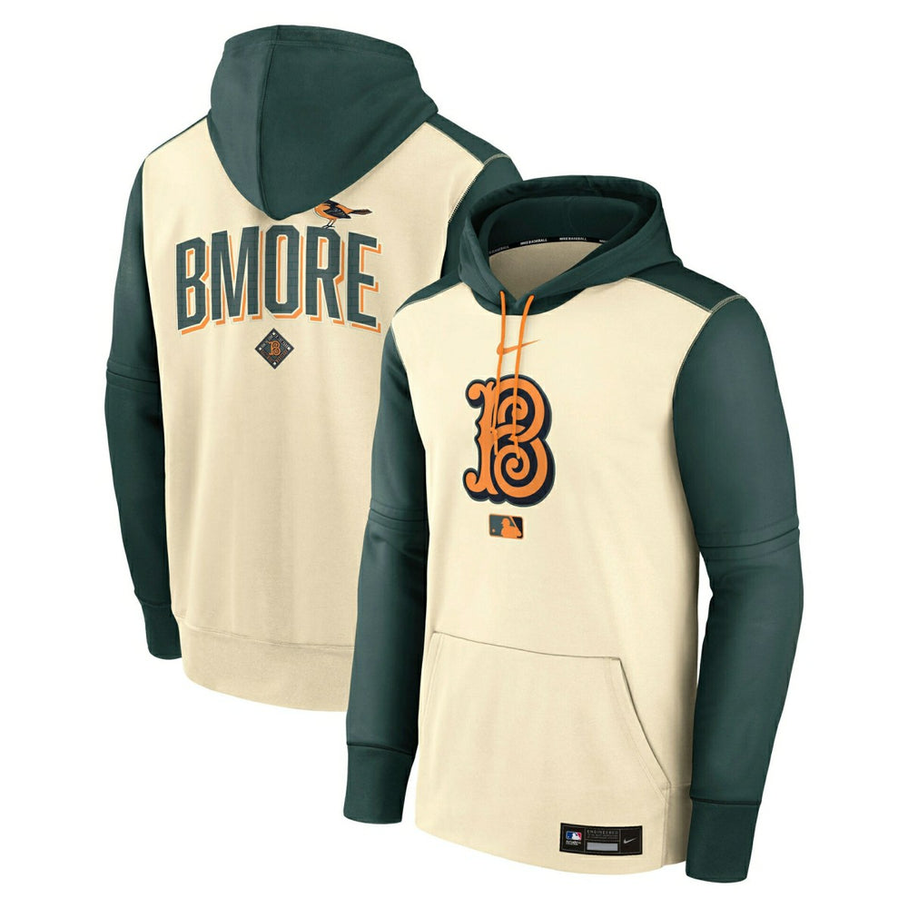 Baltimore Orioles City Connect 2026 MLB Authentic Therma Hoodie Natural - Taass for sale