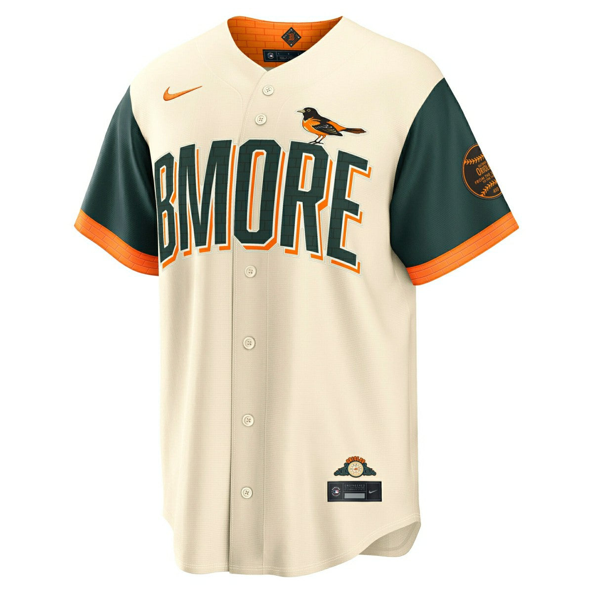 Baltimore Orioles 2026 City Connect Stadium MLB Jersey Cream - Taass Online
