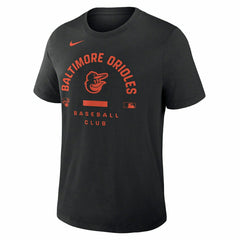 Baltimore Orioles Early Work 2026 MLB Authentic Tri-Blend T-Shirt Black - Taass US