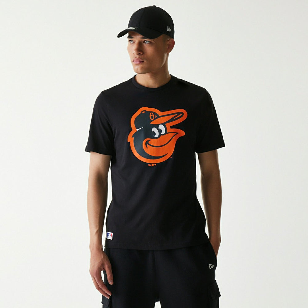 Baltimore Orioles Team Logo New Era MLB T-Shirt Black - Taass sale