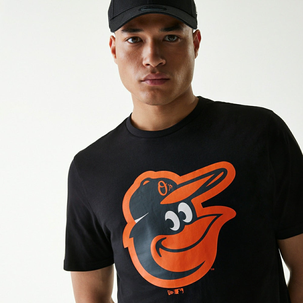 Baltimore Orioles Team Logo New Era MLB T-Shirt Black - Taass sale