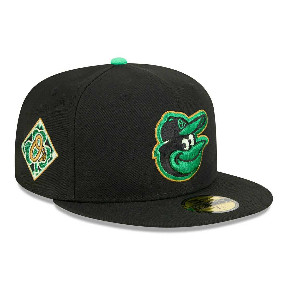 Baltimore Orioles 2026 St. Patrick's Day MLB Authentic 59FIFTY Cap Black - Taass US