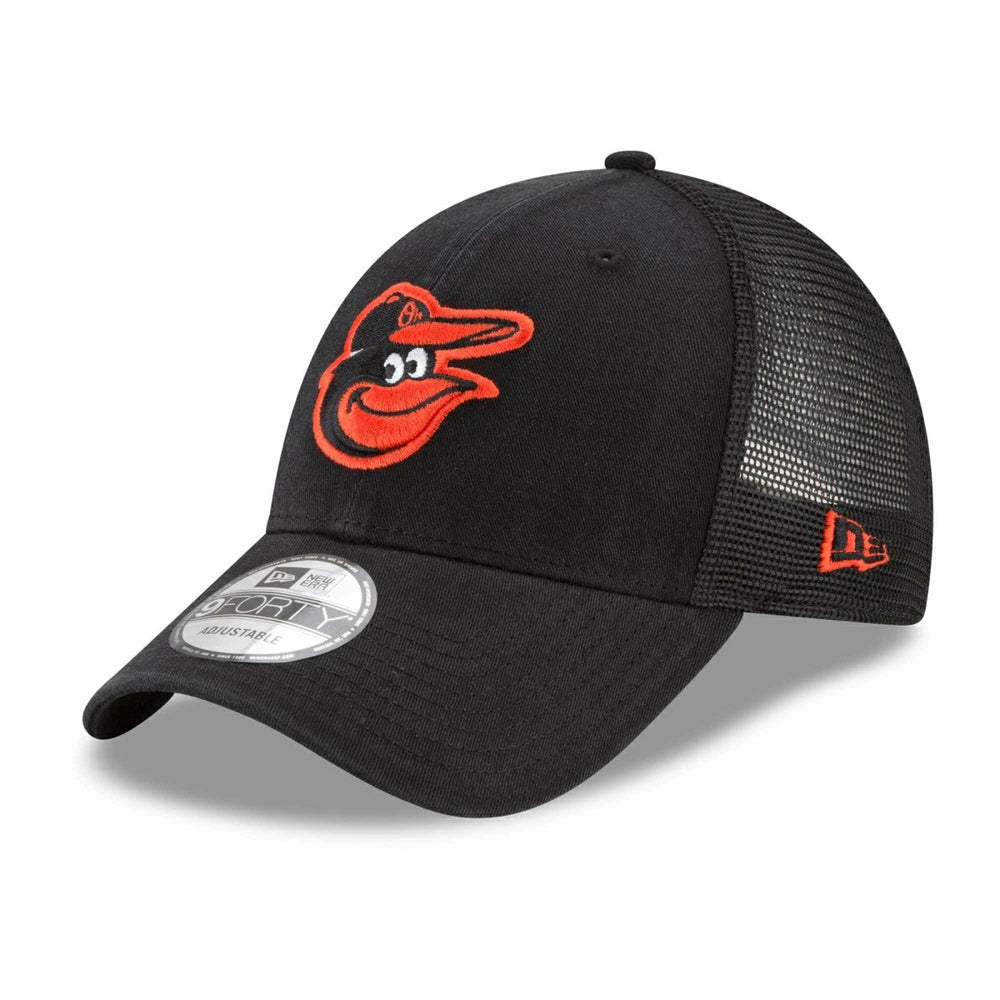Baltimore Orioles Basic New Era 9FORTY Trucker MLB Cap - Taass for sale