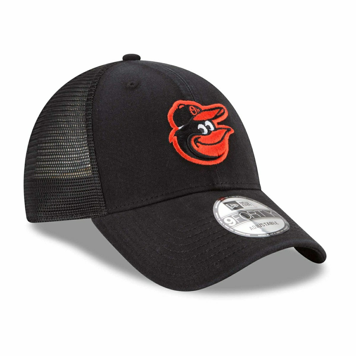 Baltimore Orioles Basic New Era 9FORTY Trucker MLB Cap - Taass for sale