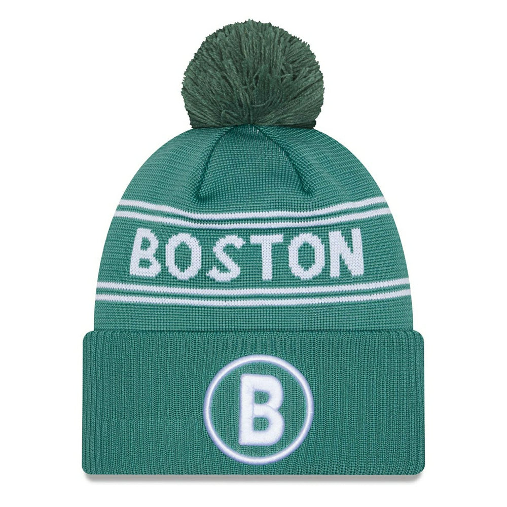 Boston Red Sox Authentic City Connect New Era MLB Knit Hat Green - Taass on sale